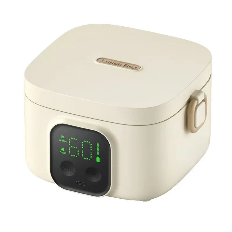 Rechargeable 500ml Travel Lunch Box with Water-Free Heating
