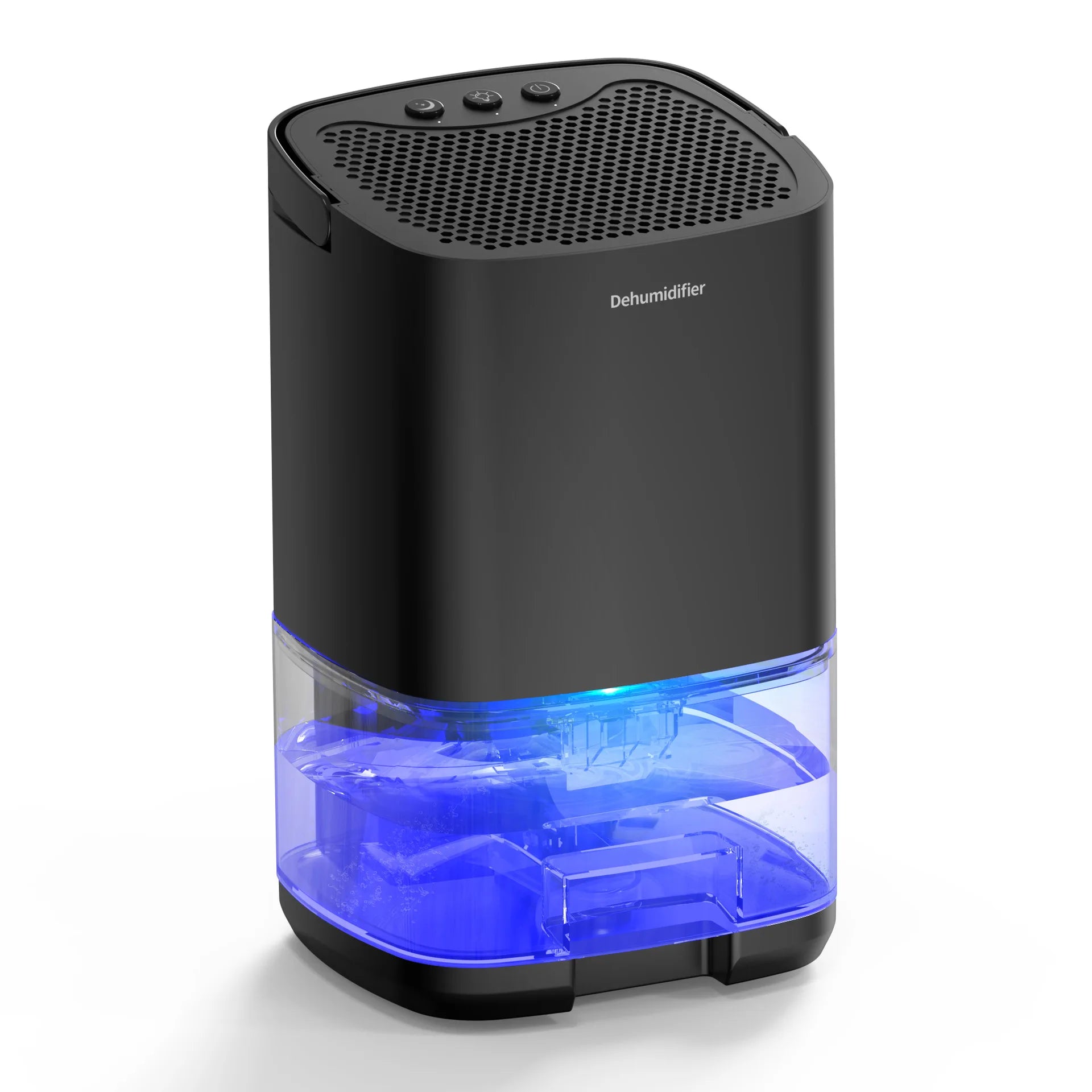 Compact Room Dehumidifier with Water Tank, LED Mood Lights & Overflow Protection