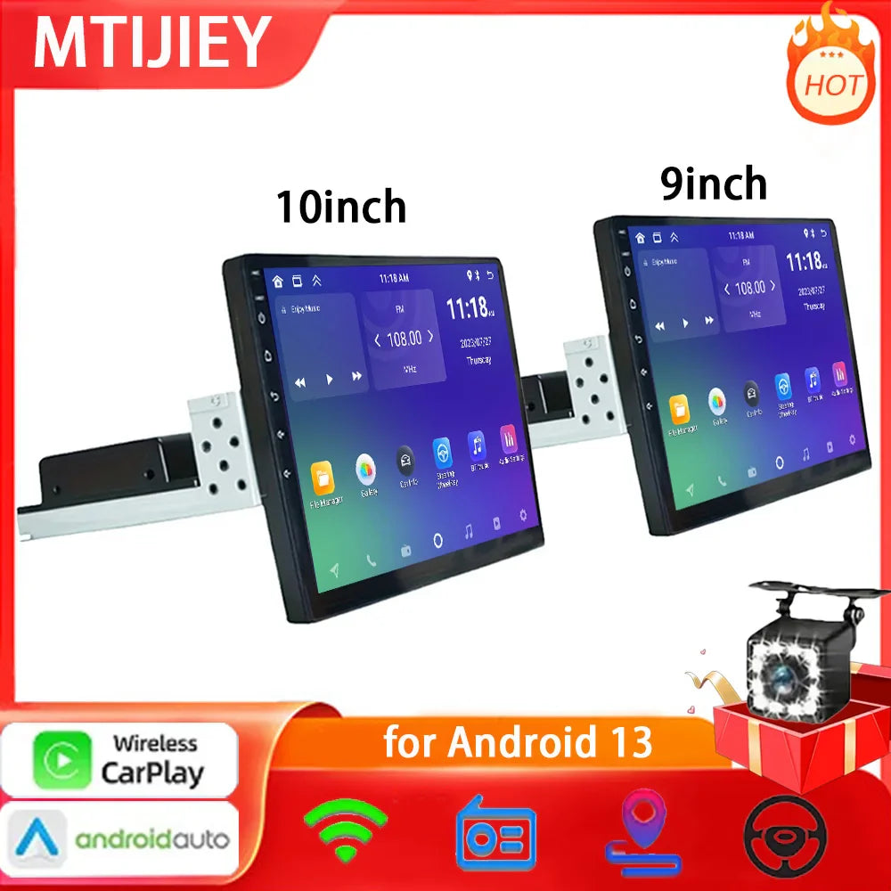 Android 13 Car Radio 10" Touch Display with CarPlay & Reversing Input  9 2 32Gb