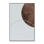Vertical Rectangle Canvas Wall Art Luxury Abstract Decoration for Home or Cafe