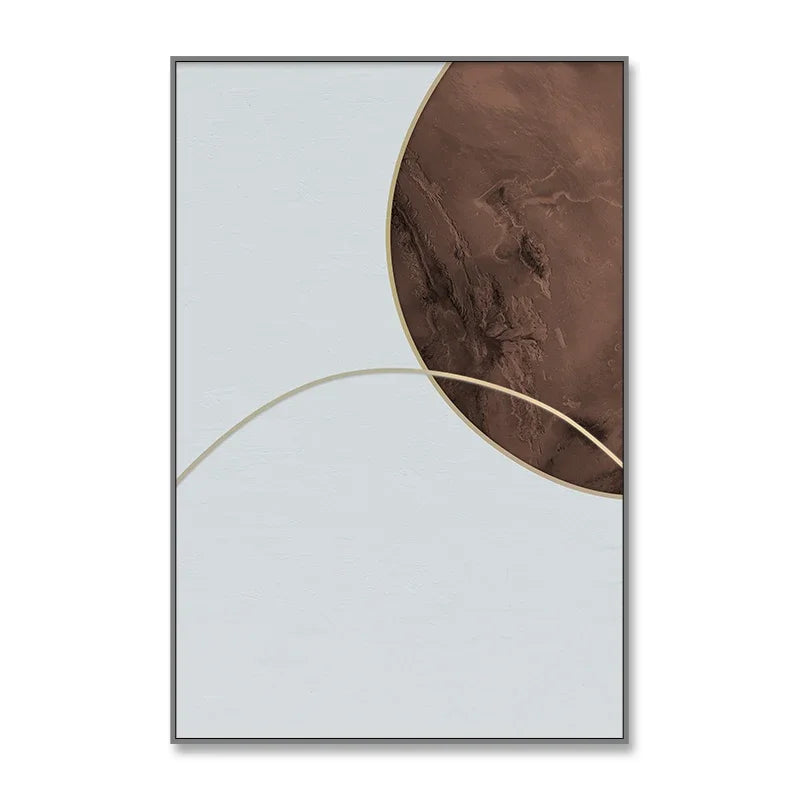 Vertical Rectangle Canvas Wall Art Luxury Abstract Decoration for Home or Cafe