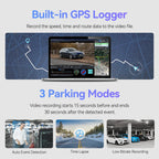 Ultra HD Dual Channel Dash Cam with Parking Mode