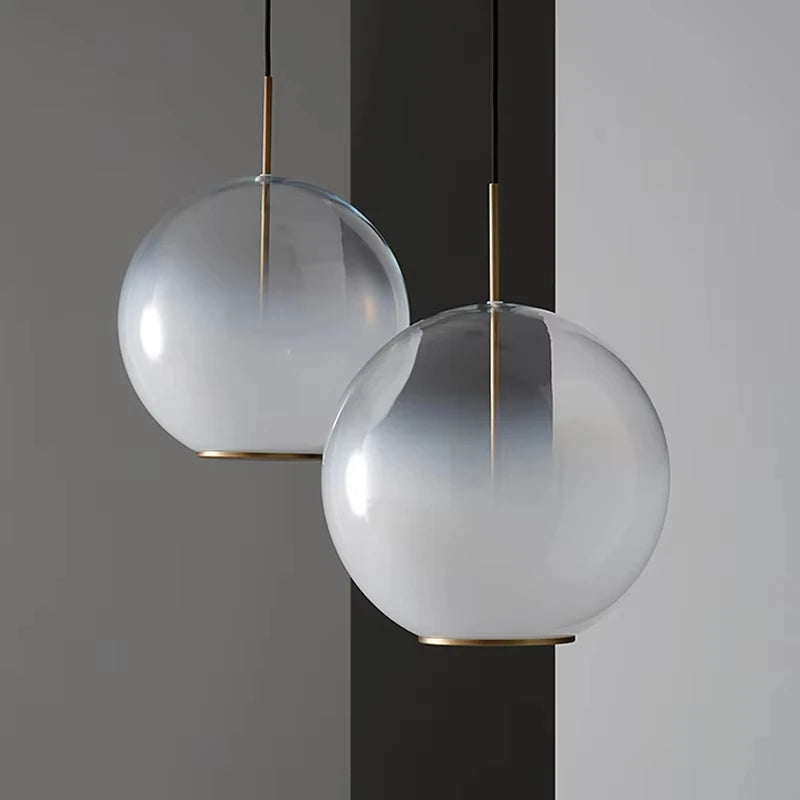 Contemporary Cold Light Pendant Lamp for Living Rooms 25cm