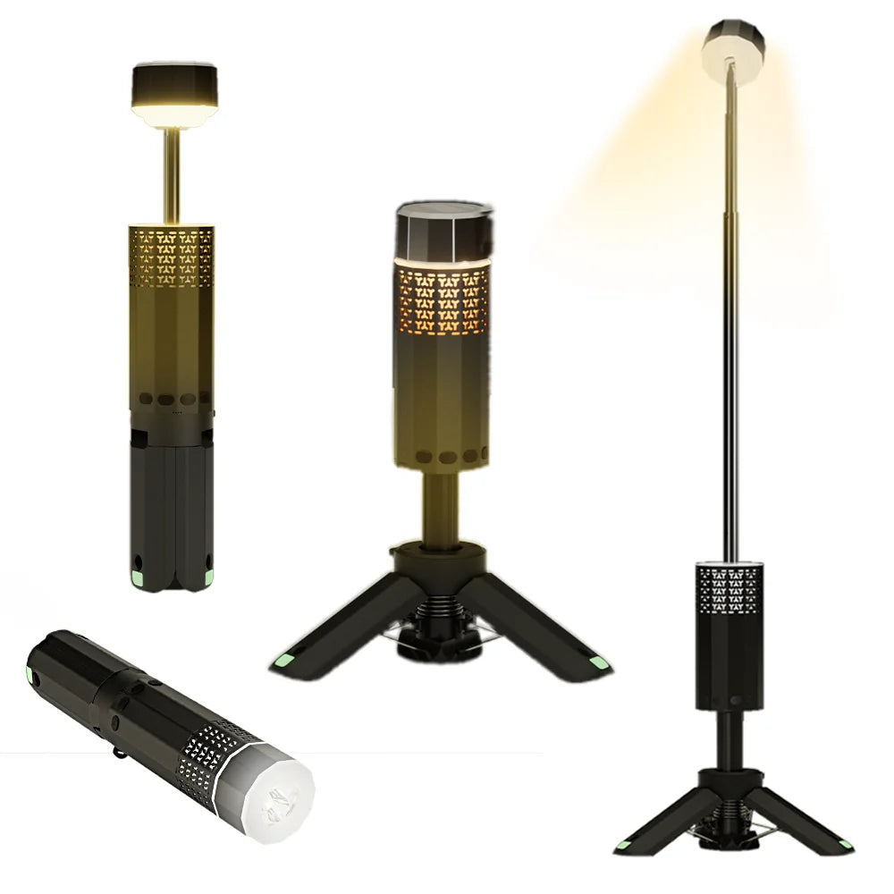 Waterproof Outdoor Lantern with Magnetic Base and Hook