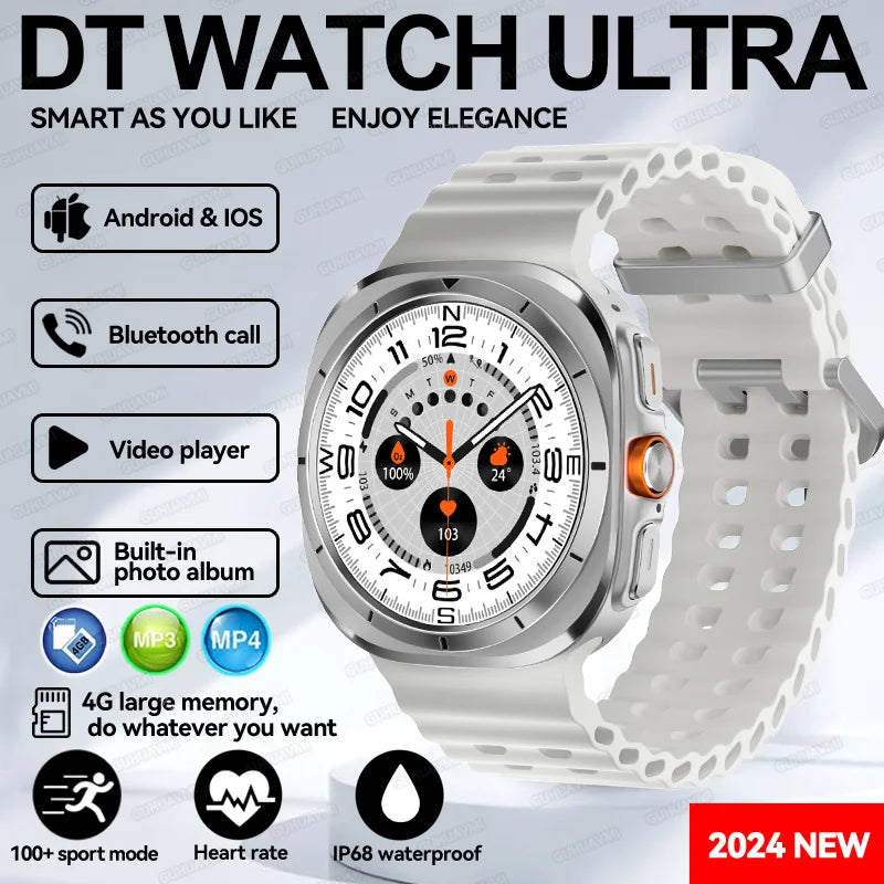 Ultra HD 1.5" Smartwatch with AMOLED Display, 32GB Memory, NFC & BT Call