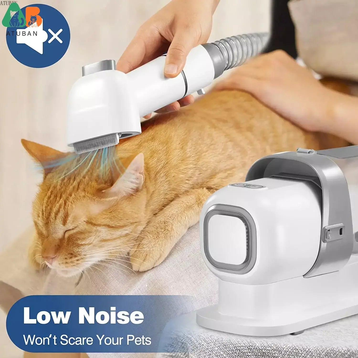 2.3L Pet Hair Vacuum Cleaner with Grooming Tools