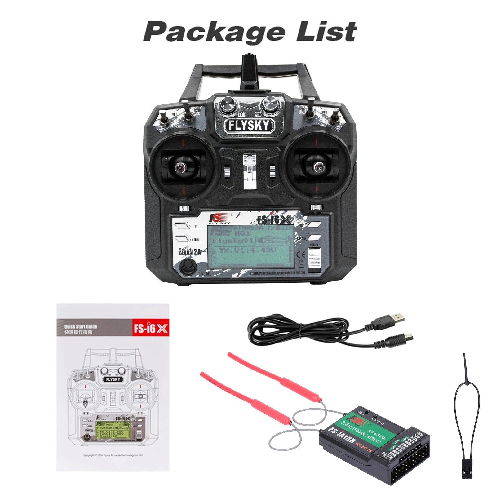 2.4GHz 10CH RC Transmitter with Long-Range Receiver Kit