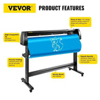 53 Inch Vinyl Cutter Plotter with LCD Screen, 1350mm Width