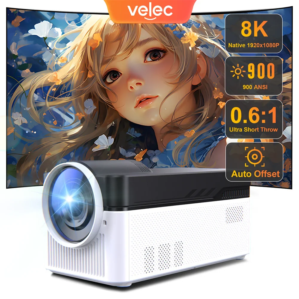 8K Ready Home Cinema Projector with Voice Control & BT 5.4