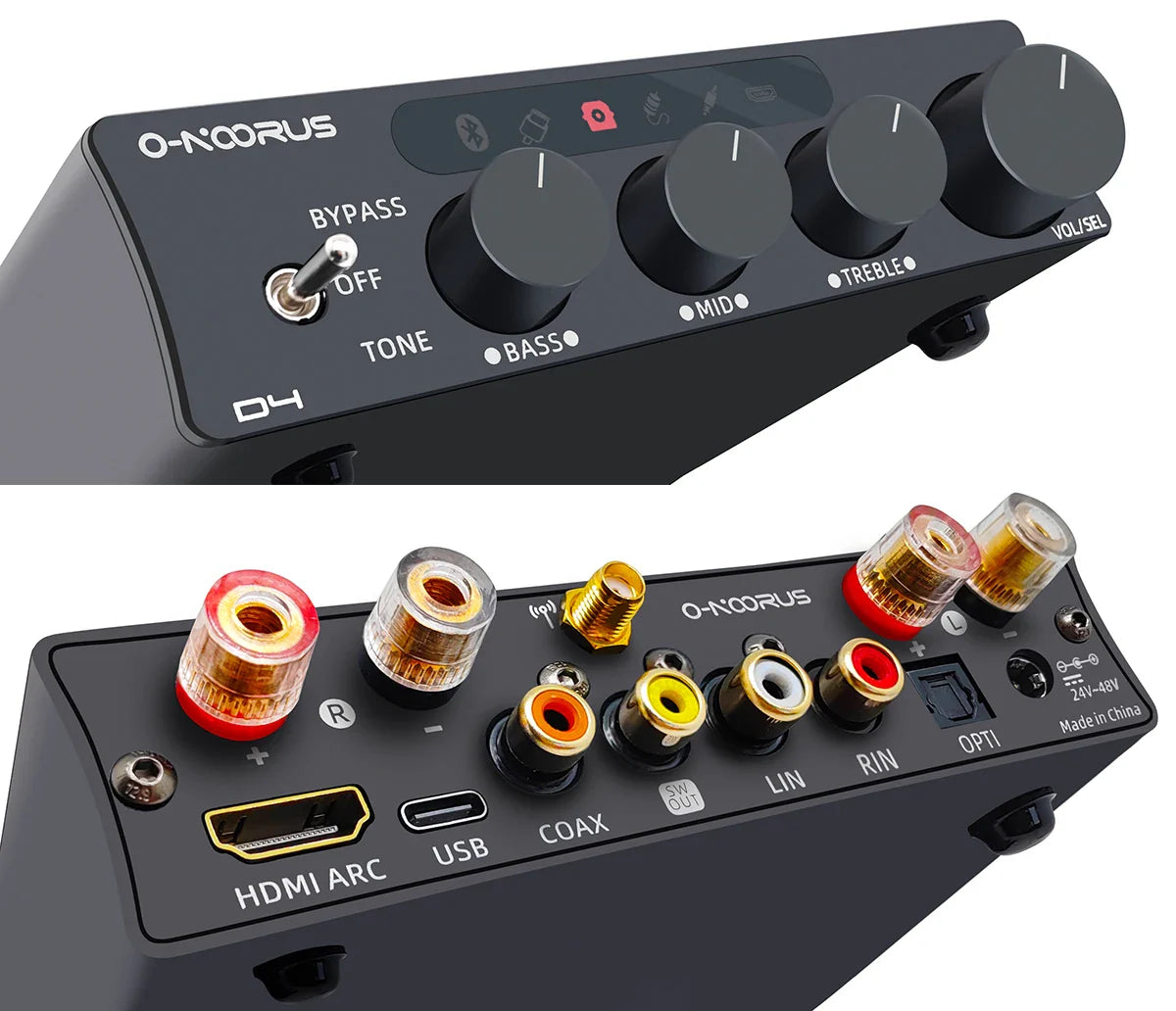 2.1 Channel Bluetooth Amplifier with HDMI ARC and USB