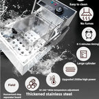 11L Electric Deep Fryer with Basket, Adjustable Temperature & Timer for Home and Commercial Use