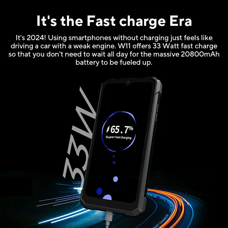Outdoor Android Phone with 64MP Camera and Flashlight
