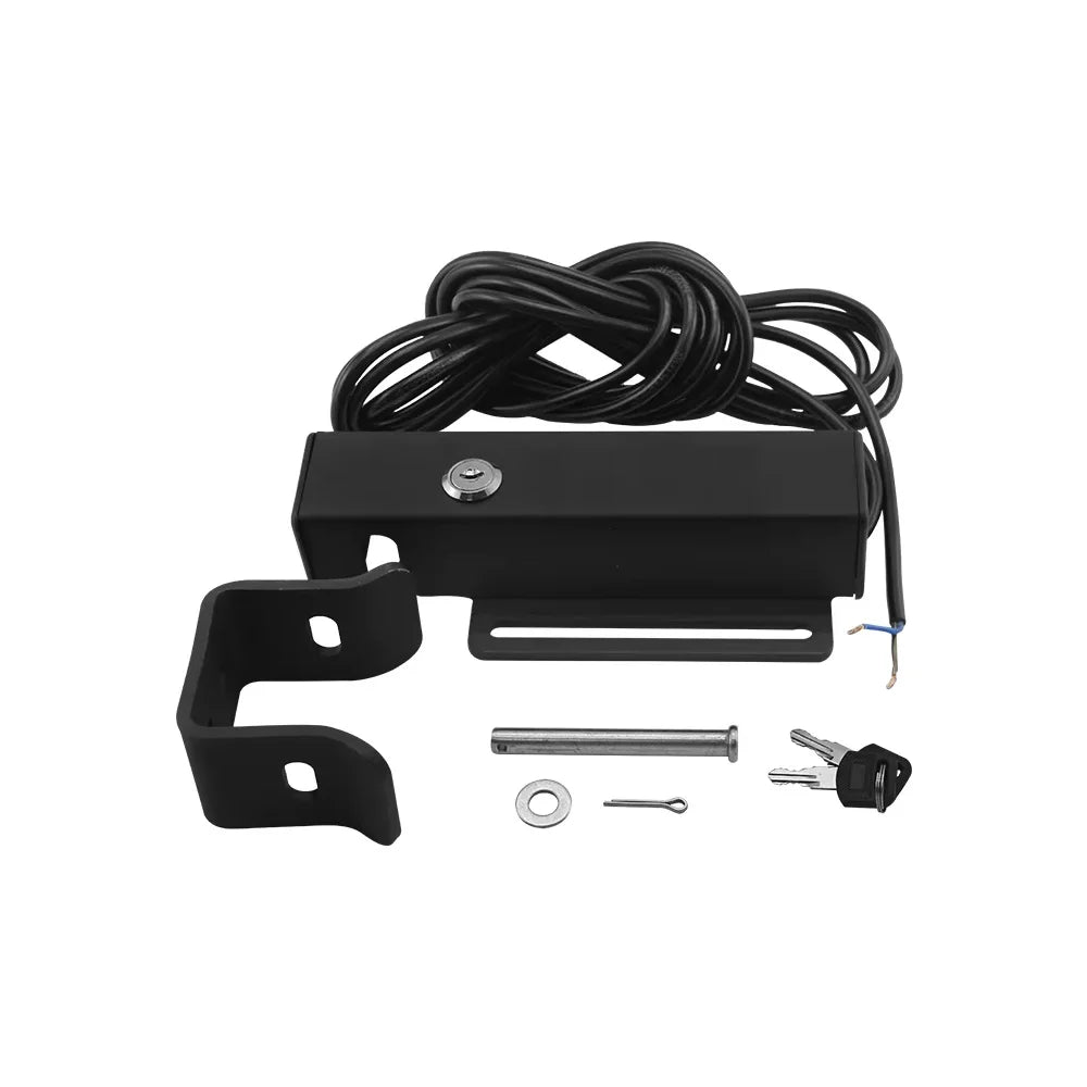 Automatic Swing Gate Drop Bolt Lock 12V/24V DC with Manual Release Keys – Outdoor Waterproof