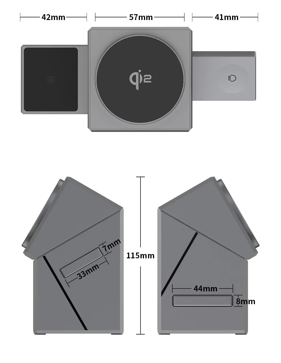 15W Magsafe Wireless Charging Stand for Multiple Devices