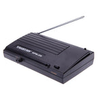 UHF Wireless Audio Receiver with Earphone and LCD Display