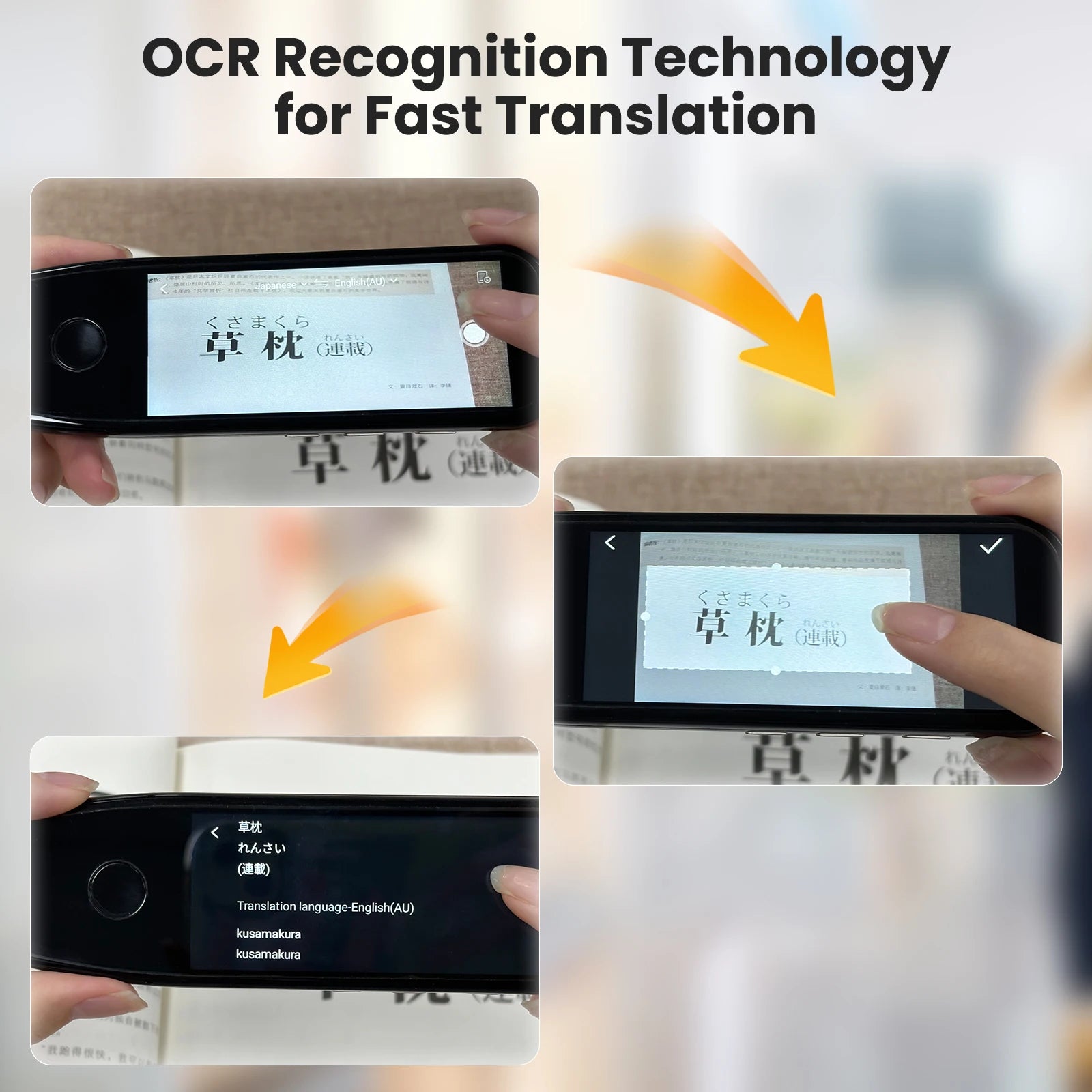 Portable Multi-Language Translator Pen for Travel & Study