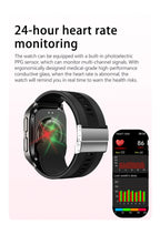2.06" AMOLED Smartwatch with ECG, Uric Acid & Lipid Monitoring – NFC Enabled
