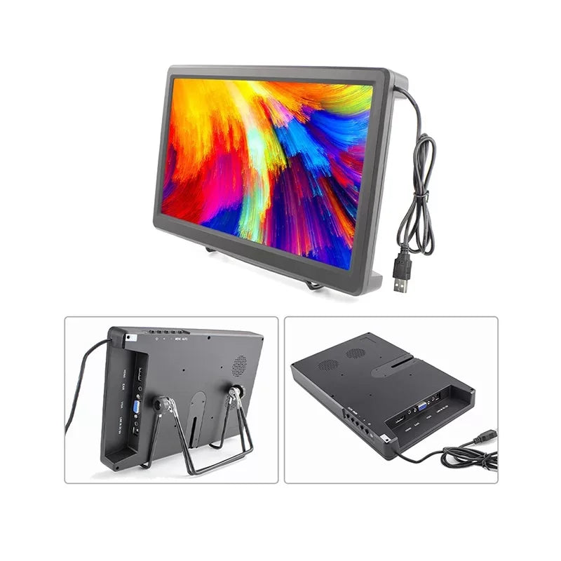 10.1" Portable Touchscreen Monitor 1080P IPS with HDMI & Speakers