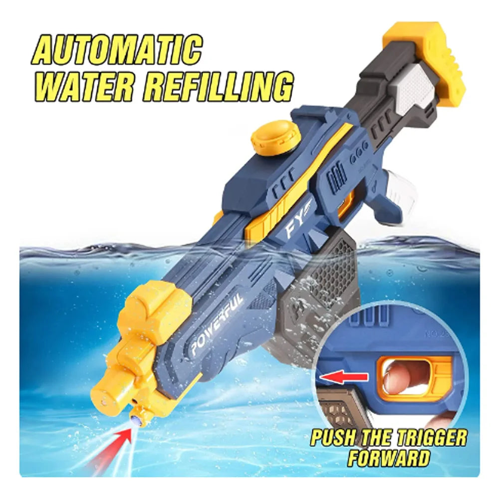 Electric Water Blaster with Large Tank Powerful Rechargeable Squirt Gun for Outdoor Pool Fun