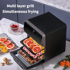 12L Electric Air Fryer Oven with Touch Controls – Large Capacity, 1500W