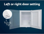 Compact 60L Small Wine Cooler & Refrigerator Chest for Bedroom Boat Office White