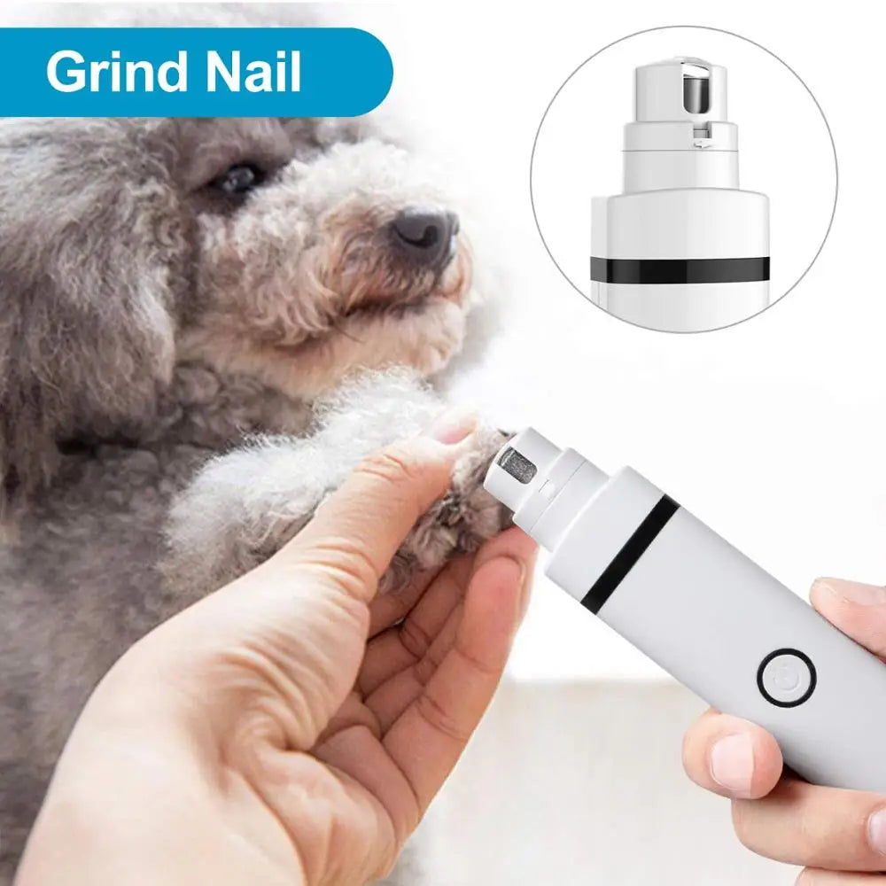 Rechargeable 3-in-1 Pet Nail Grinder and Grooming Tool