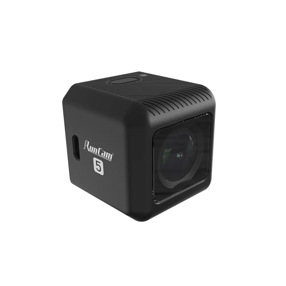 Compact 4K Camera with Stabilizer for Outdoor Adventures  RUNCAM5 Black With 128G SD Card