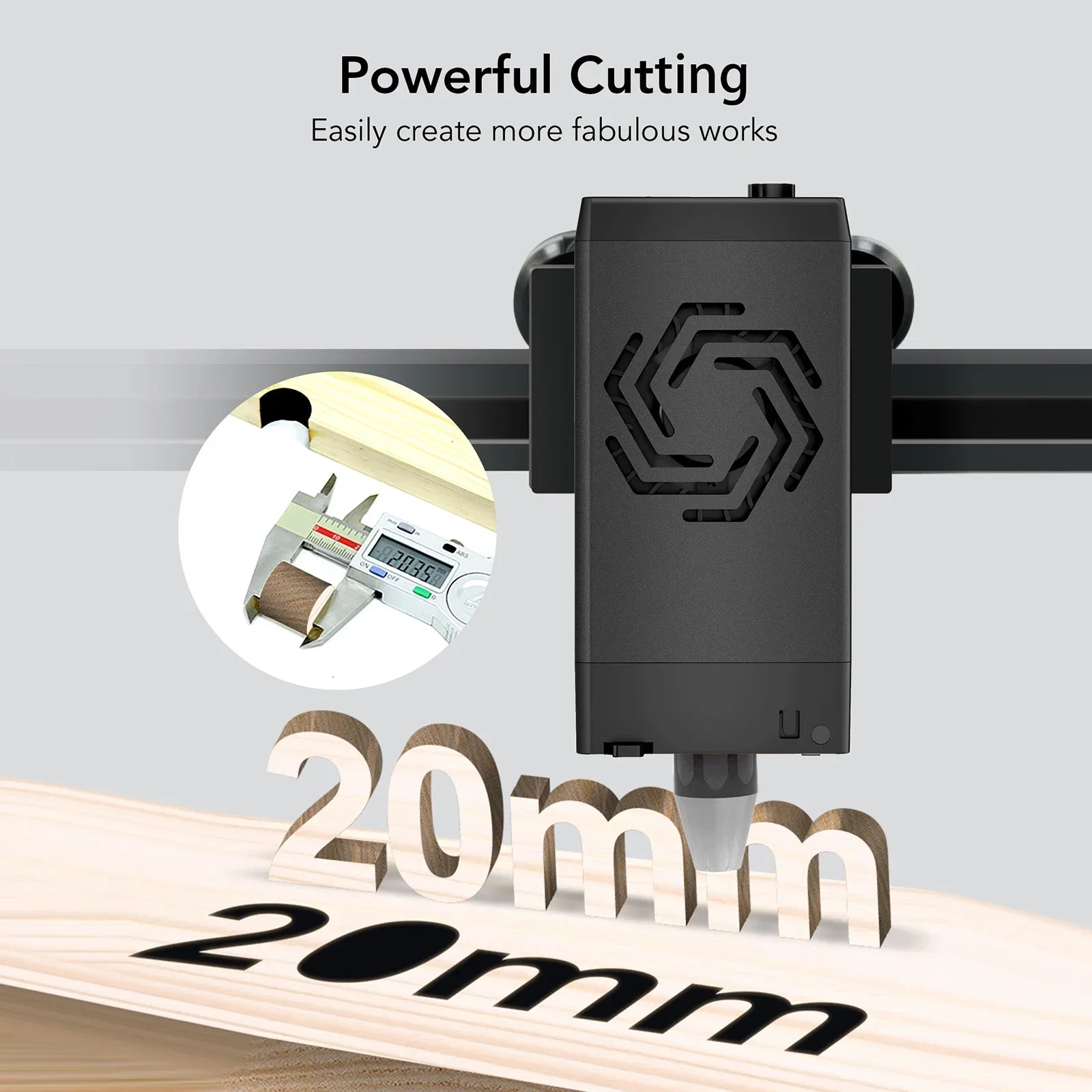 10W Laser Module with 0.07mm Focus for Precision Engraving
