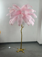 Nordic Feather Floor Lamp with LED for Living Room