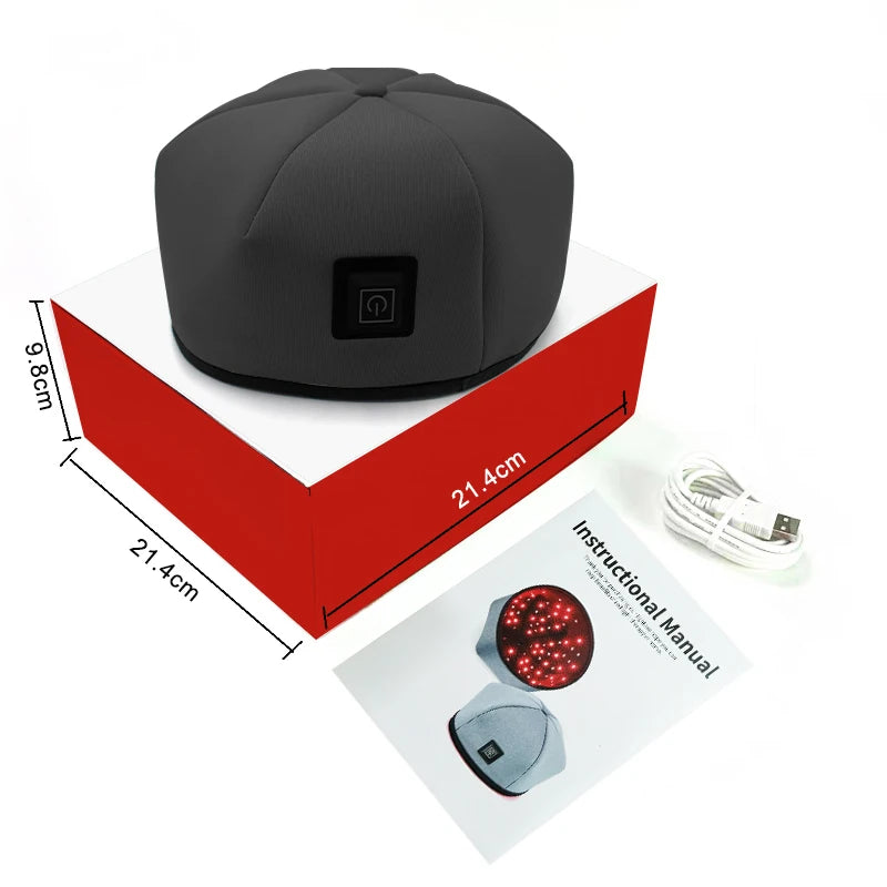 Red Light Therapy Cap for Hair Growth AU Plug Infrared LED Scalp Relaxation & Home Use Treatment