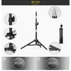 12W LED Light Kit with Adjustable Stand for Photography & Video