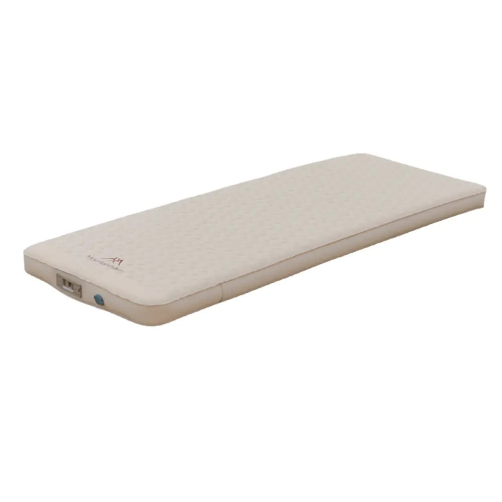 10cm Thick Beige Single Camping Air Bed with Fast Inflation