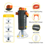 Compact First Aid Anti-Choking Tool with Consistent Suction & Adjustable Mask Sizes for Home Use