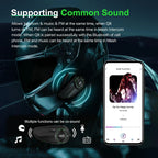 2-Pack Bluetooth Motorcycle Intercom Set with Music Sharing
