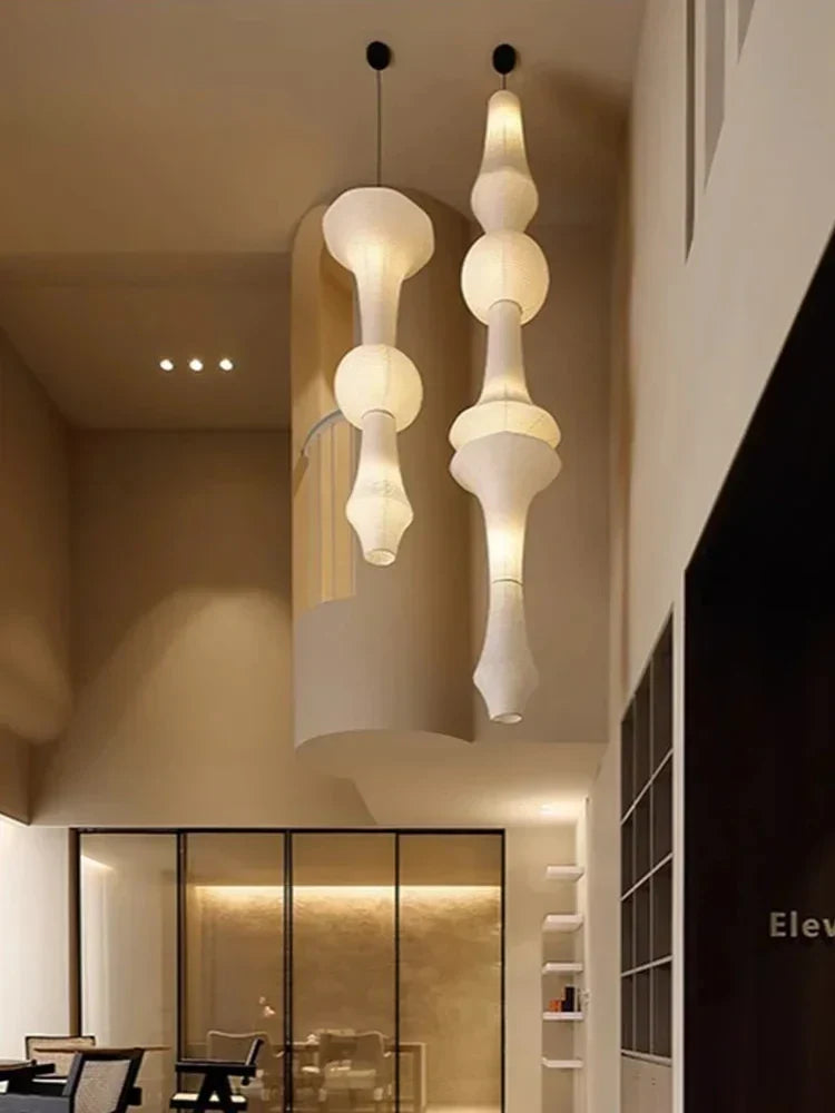 Handmade Japanese Hanging Lamp for Bedroom and Living Room