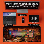 Wireless Mechanical Gaming Keyboard 96-Key RGB Hot-Swap Santorini