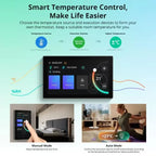Smart Home Control Panel with Zigbee Hub and Camera View