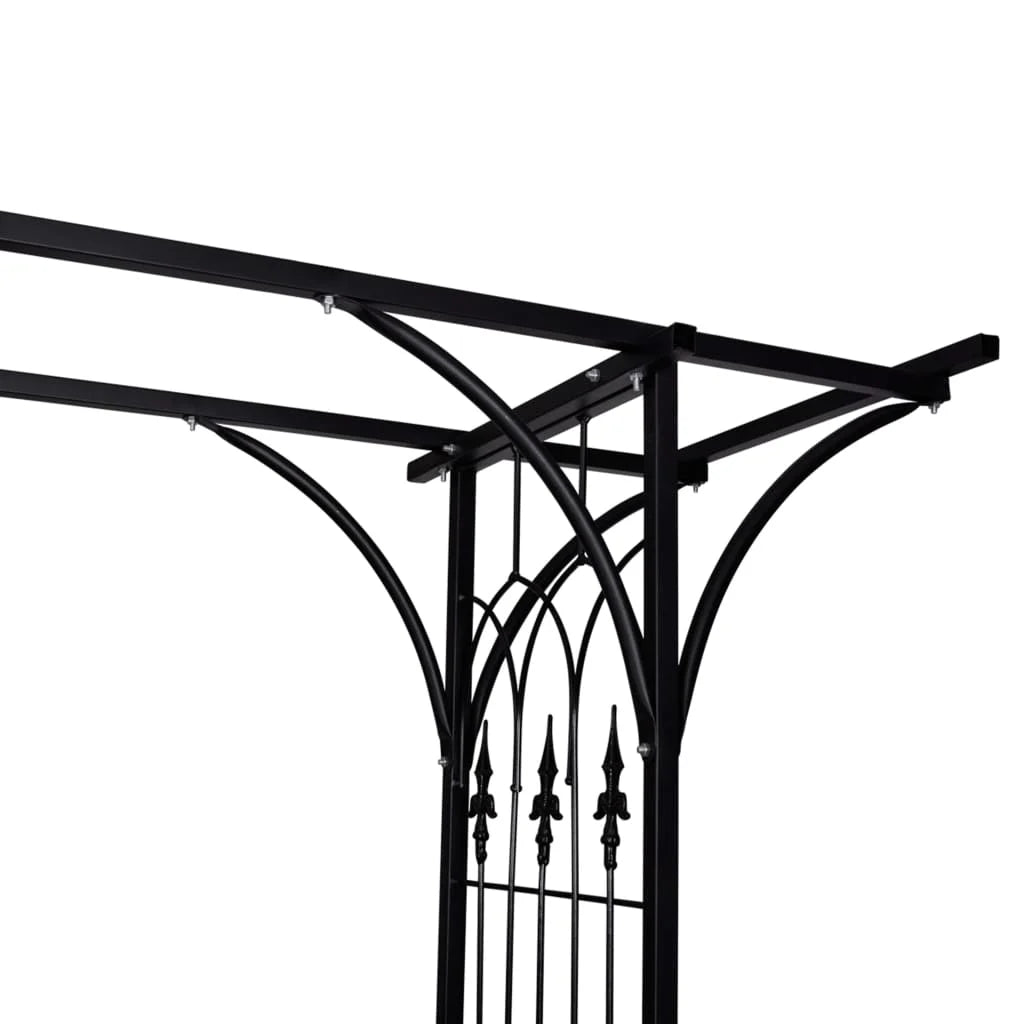 Metal Garden Arch 2m High – Weatherproof Trellis for Roses, Vines & Outdoor Decor