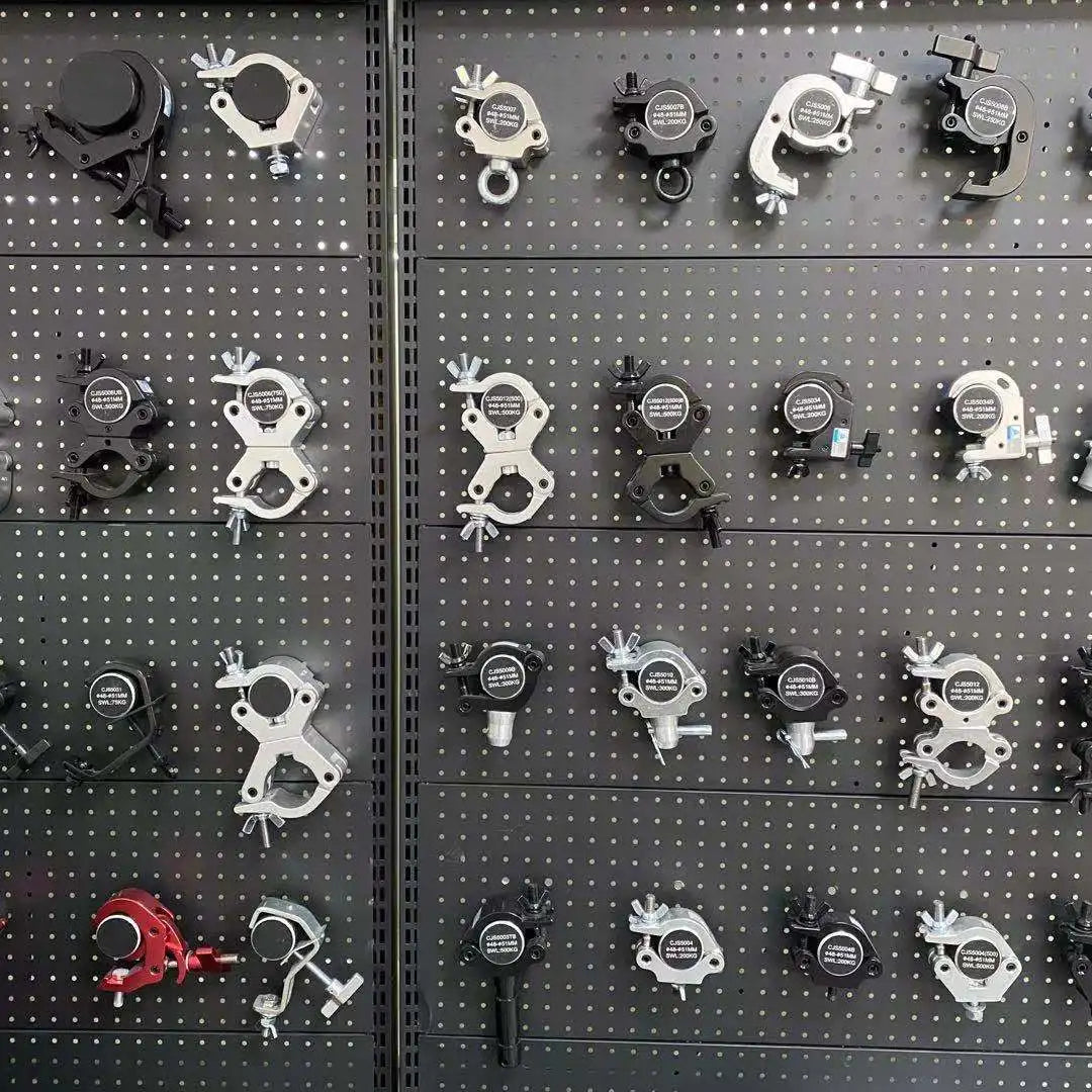 20-Pack Quick Snap Stage Lighting Clamps for 48–51mm Tubes, 20kg Load Capacity