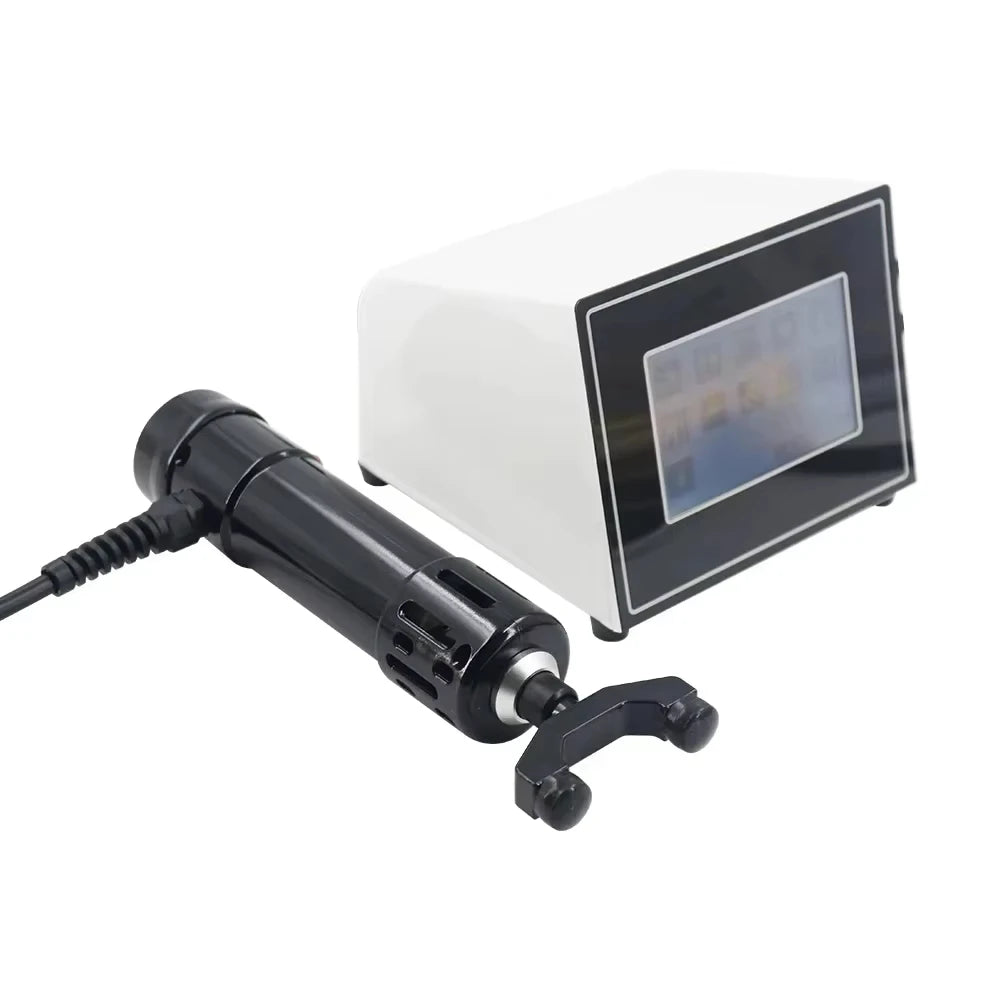 Portable 110V Shockwave Massager with 11 Probes Adjustable Therapy for Muscle & Joint Relief