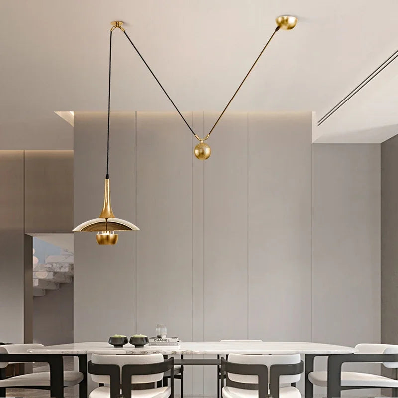 Modern Metal Pendant Lamp for Bedroom & Dining Room