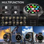 Outdoor Smartwatch with Heart Rate Monitor, AMOLED Screen and Long Battery Life