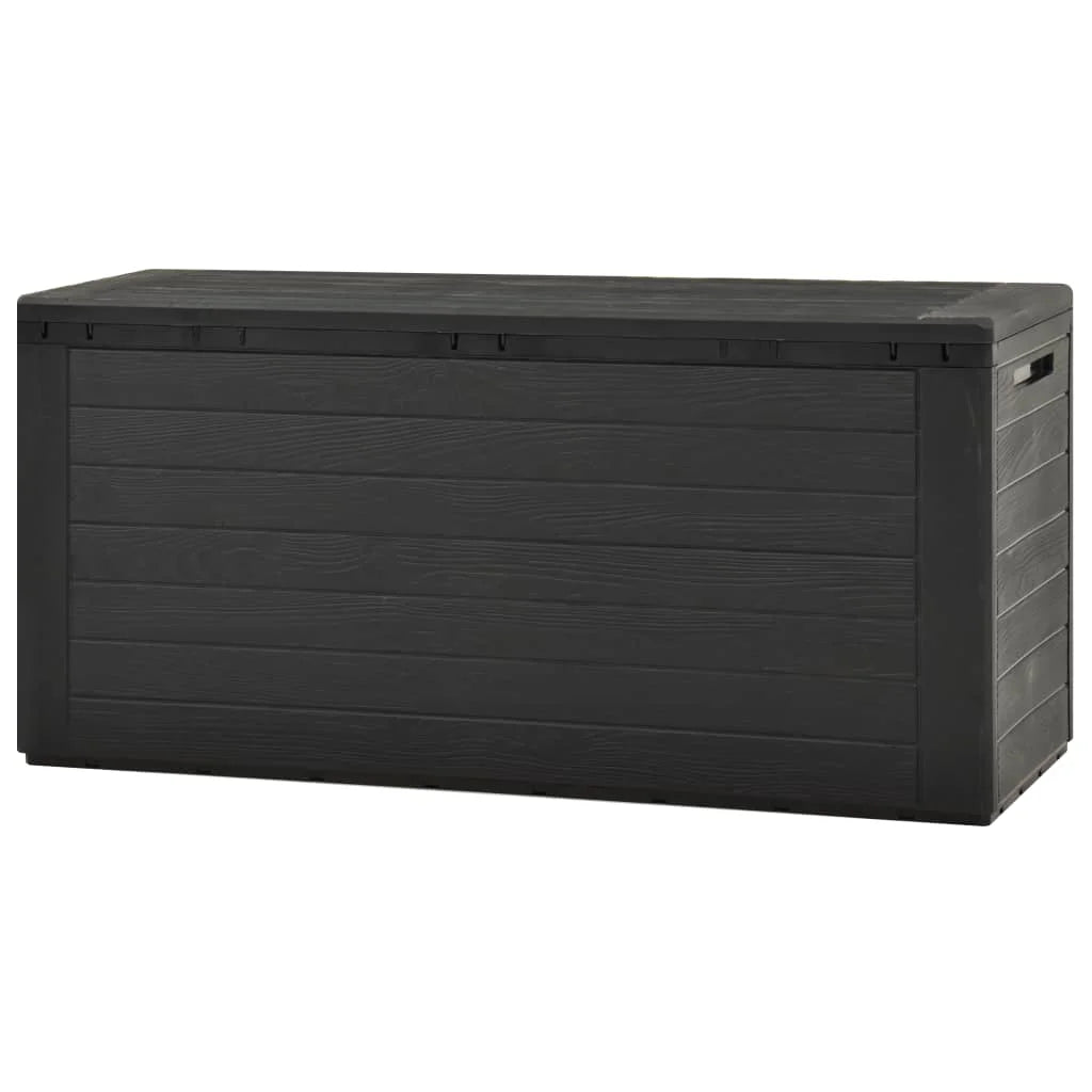 Outdoor Storage Chest 290L – Waterproof Box for Cushions, Tools & Toys, Anthracite