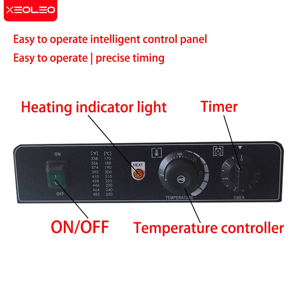 1800W Electric Coin Waffle Maker with Adjustable Thermostat