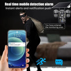 Outdoor 15MP Triple Lens 4G Solar Security Camera with Auto Tracking & Night Vision