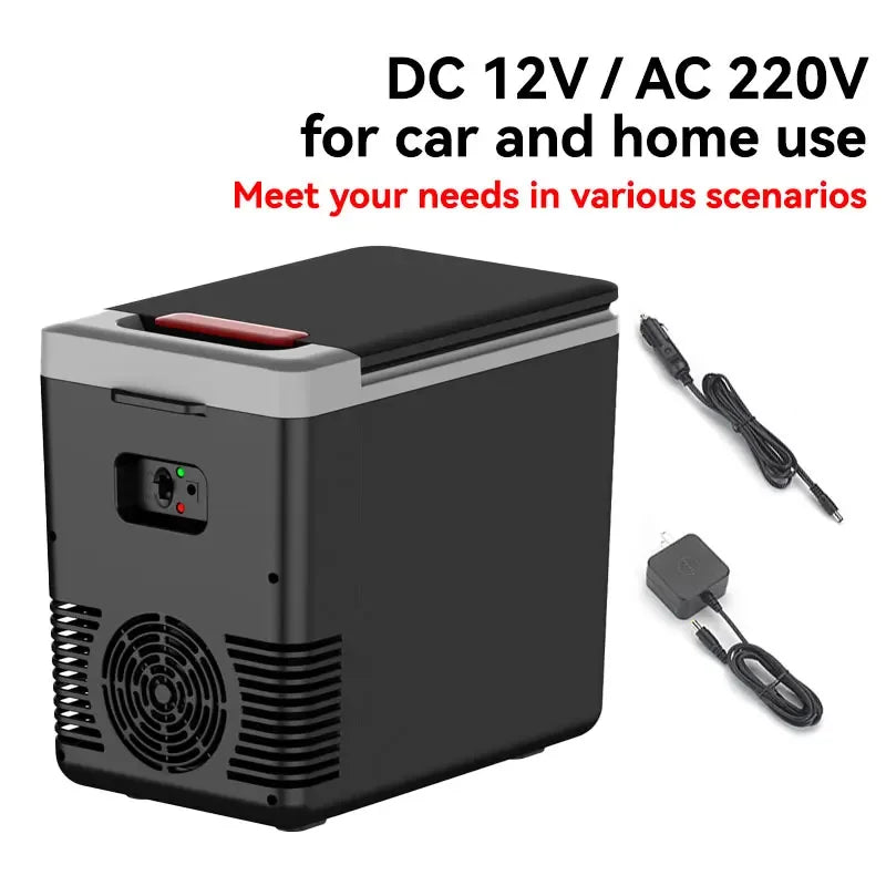 Dual-Use 10L Electric Cooler & Warmer  Compact Mini Fridge for Travel or Office