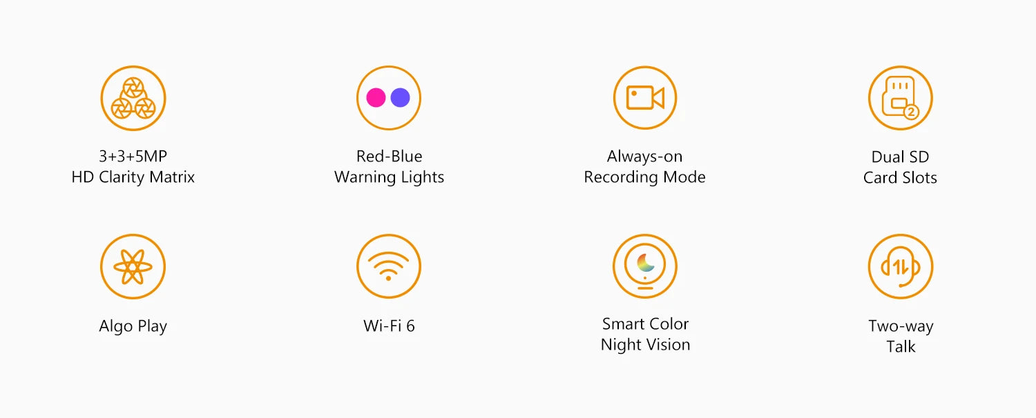 Smart 5MP Outdoor Security Camera with Motion Alerts & Full-Color Night Vision