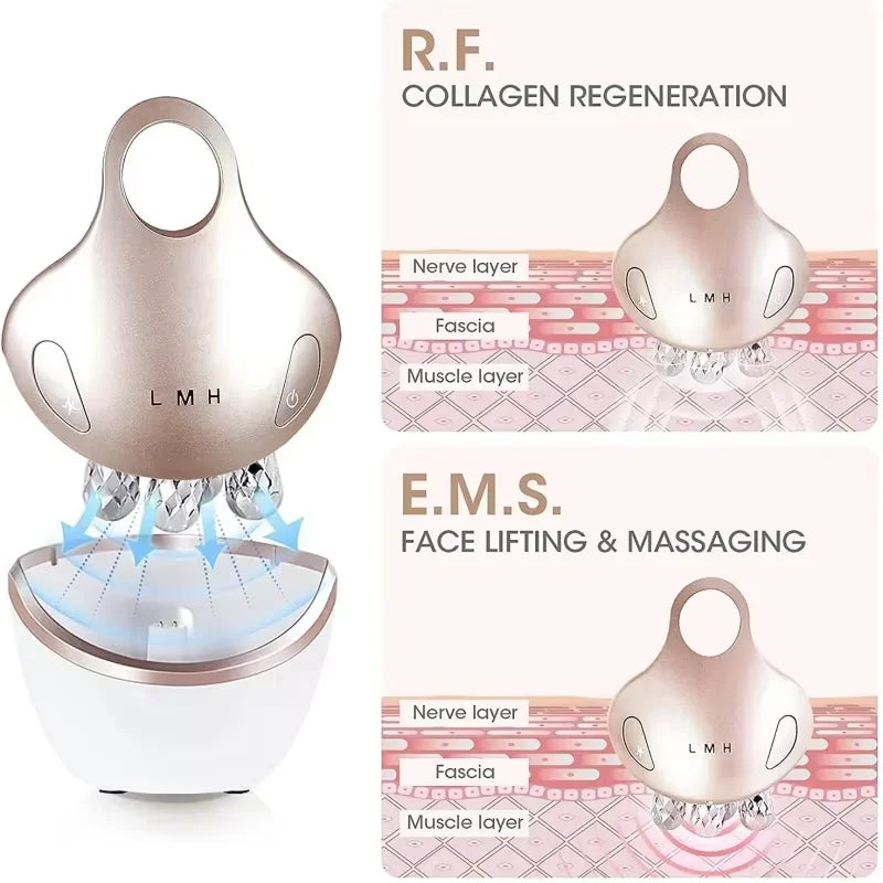Portable Skin Tightening Device with 5 Light Therapy Modes Green