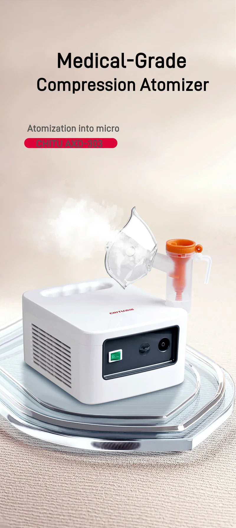 Home Inhaler Nebulizer for Asthma and Breathing Relief