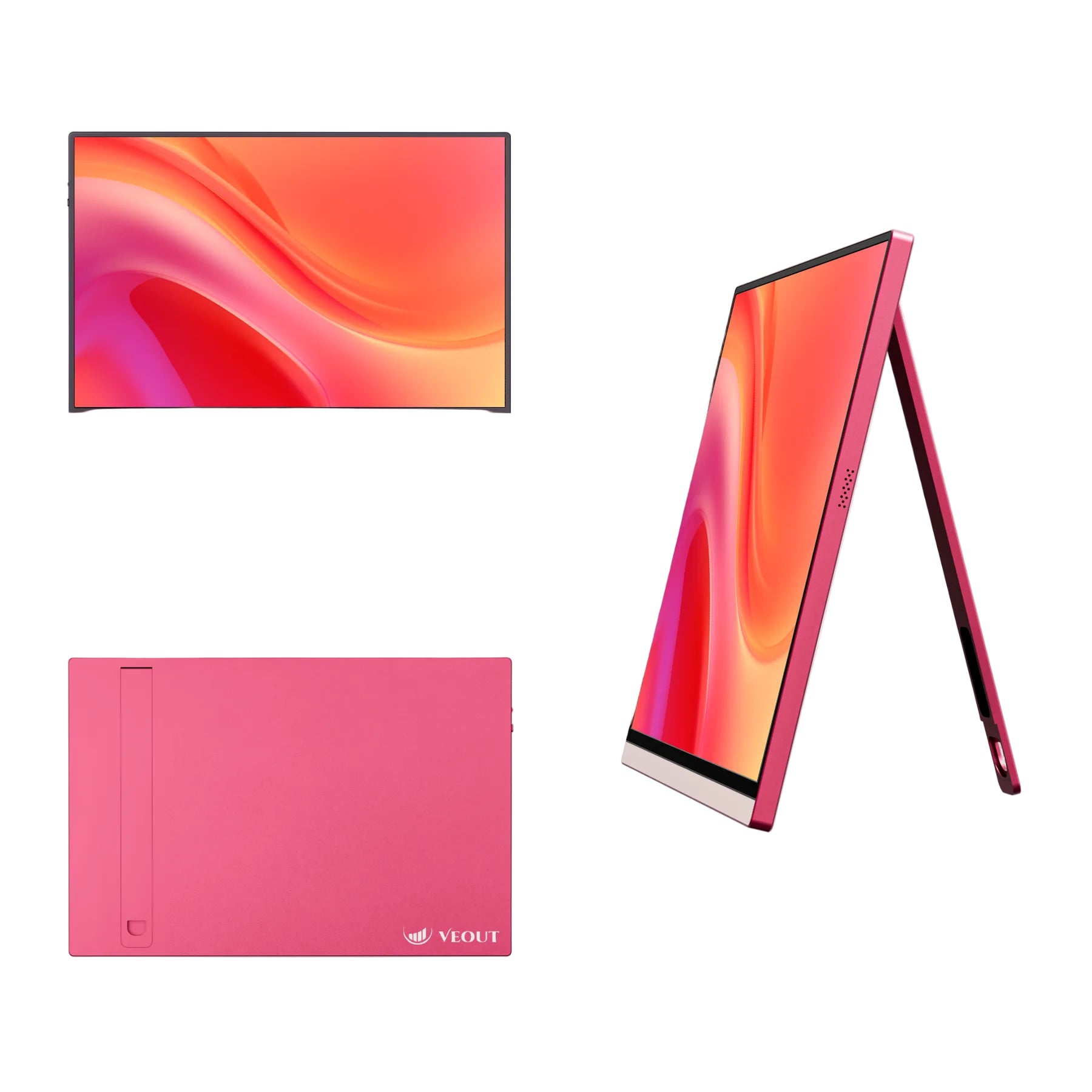 16" Portable Gaming Monitor – 1200P FHD Display, 60Hz LCD Screen for Laptop & Phone
